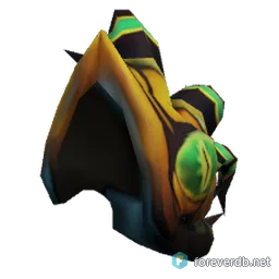 Plagueheart Shoulderpads, rendered from the Forever client