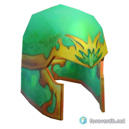 Bramblewood Helm, rendered from the Forever client