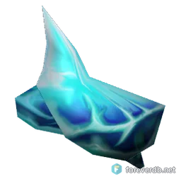 Icebane Pauldrons, rendered from the Forever client