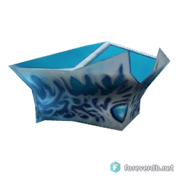 Glacial Headdress, rendered from the Forever client
