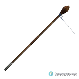 Atiesh, Greatstaff of the Guardian, rendered from the Forever client