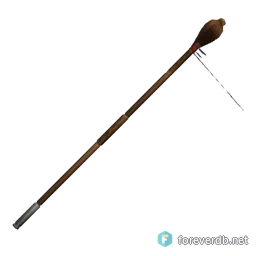 Atiesh, Greatstaff of the Guardian, rendered from the Forever client