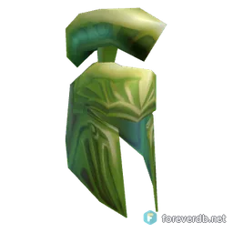 Lieutenant Commander's Chain Greathelm, rendered from the Forever client