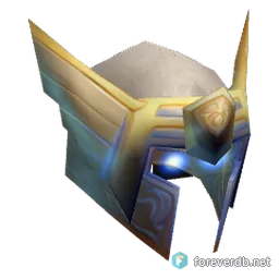 Lieutenant Commander's Plate Helm, rendered from the Forever client