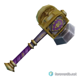 Premier Grand Marshal's Warhammer, rendered from the Forever client
