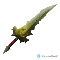 Premier High Warlord's Quickblade, rendered from the Forever client