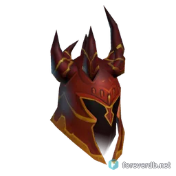 Earthshatter Headpiece, rendered from the Forever client
