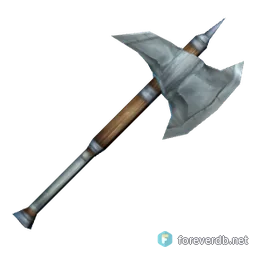 Monstrous War Axe, rendered from the Forever client