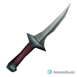 Simple Dagger, rendered from the Forever client