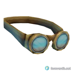 Flying Tiger Goggles, rendered from the Forever client