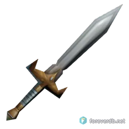 Copper Shortsword, rendered from the Forever client