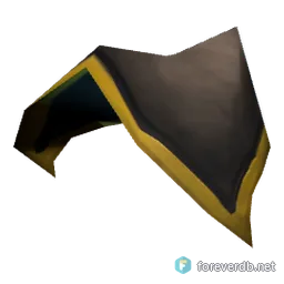 Cross-stitched Shoulderpads, rendered from the Forever client