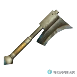 Guillotine Axe, rendered from the Forever client