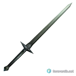 Black Metal Greatsword, rendered from the Forever client
