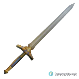 Divine Warblade, rendered from the Forever client