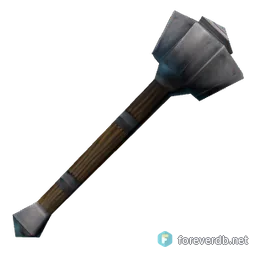 Bonegrinding Pestle, rendered from the Forever client