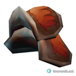 Praetorian Pauldrons, rendered from the Forever client
