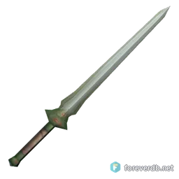 Sword of the Fallen, rendered from the Forever client