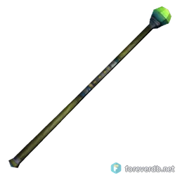 Foamspittle Staff, rendered from the Forever client