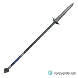 Pearl-encrusted Spear, rendered from the Forever client