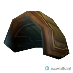 Rugged Spaulders, rendered from the Forever client