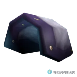 Heavy Mithril Shoulder, rendered from the Forever client
