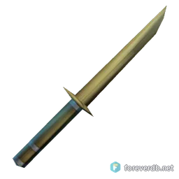 Ceremonial Knife, rendered from the Forever client