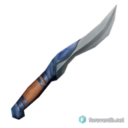 Worn Ranger's Dagger, rendered from the Forever client