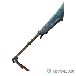 Windwalker's Yari, rendered from the Forever client