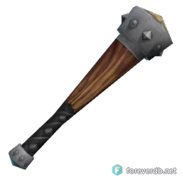 Bludgeoning Cudgel, rendered from the Forever client