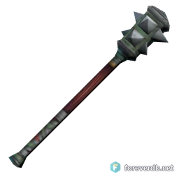 Heavy Spiked Mace, rendered from the Forever client