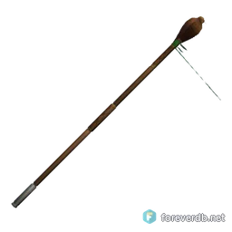 Atiesh, Greatstaff of the Guardian, rendered from the Forever client
