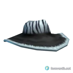 Fizzbolt's Fashionable Fedora, rendered from the Forever client