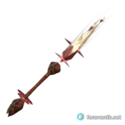 Scarlet Staff, rendered from the Forever client