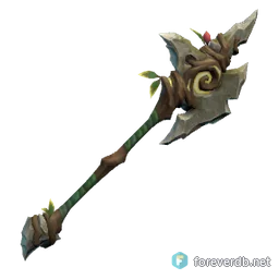 Summit Guardian Polearm, rendered from the Forever client
