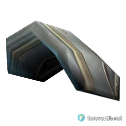 Shining Mithril Pauldrons, rendered from the Forever client