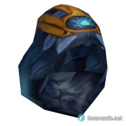 Charged Scorpid Helm, rendered from the Forever client