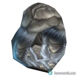Totemic Leather Helm, rendered from the Forever client