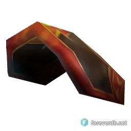 Netherflame Shoulders, rendered from the Forever client