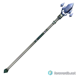 Staff of Archmage Selwyn, rendered from the Forever client