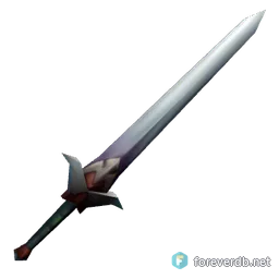 Moonsilver Blade, rendered from the Forever client