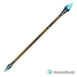 Coldspire Staff, rendered from the Forever client