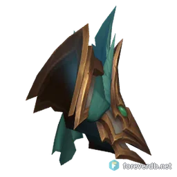 Shen'dorei Peacekeeper's Pauldrons, rendered from the Forever client