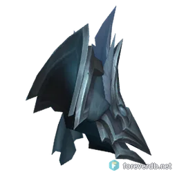 Al'Aketh Zealot's Pauldrons, rendered from the Forever client