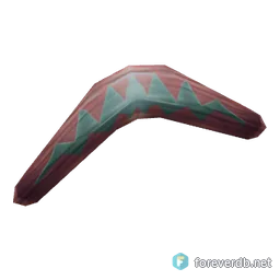Houndmaster Boomerang, rendered from the Forever client