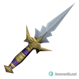 Kanai's Knife, rendered from the Forever client