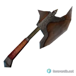 Durgen's Crescent Axe, rendered from the Forever client