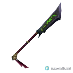 Demonbane Blade, rendered from the Forever client