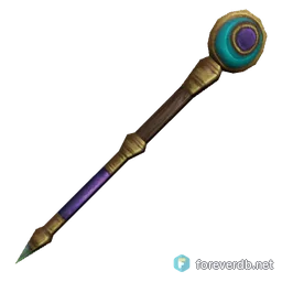 Windbough Wand, rendered from the Forever client