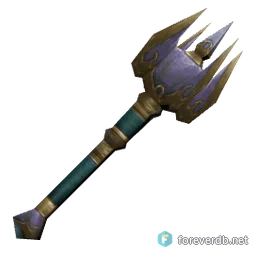 Barkskin Scepter, rendered from the Forever client